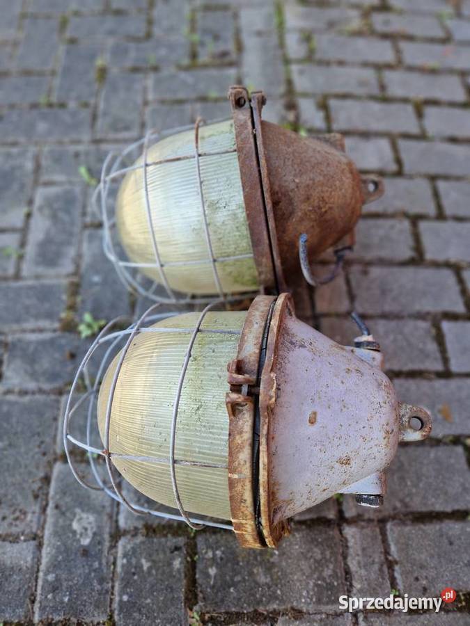 Para Starych lamp przemysłowych Szczecinek