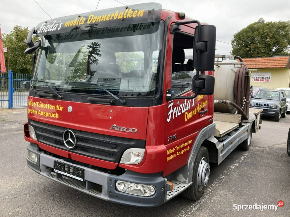Mercedes Atego Atego716 Toitoi dowywozu WC diesel Syców sprzedam