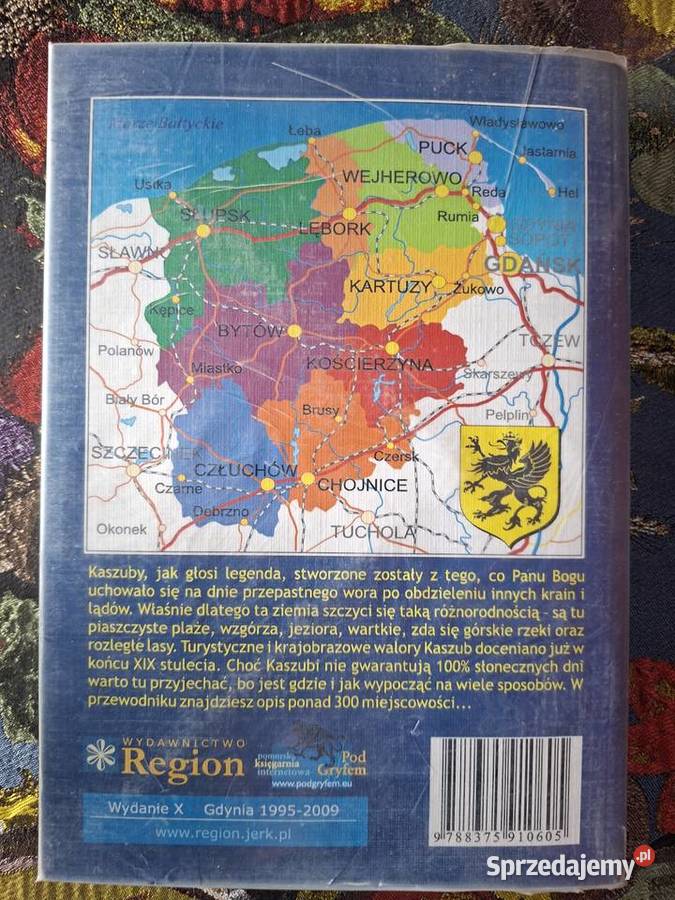 Kaszuby Jarosław Ellwart przewodnik ISBN 9788375910605 Mapy i przewodniki Kraków