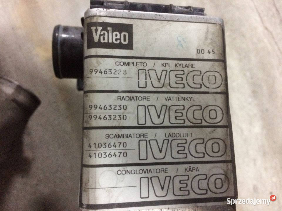 Chłodnica Iveco Trakker Cursor 99463228 99463230 ciężarowe Maszewo sprzedam