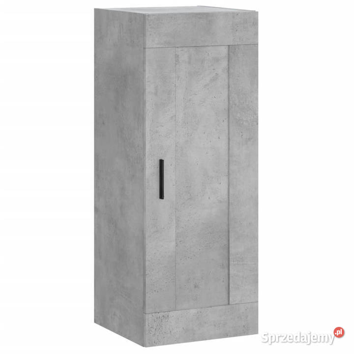 Wysoka szafka szarość betonu 345x34x180 mazowieckie Warszawa