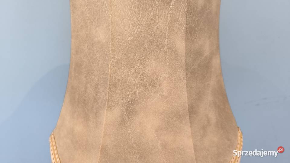 Piękna unikalna lampa mosiężna marmur Łódź