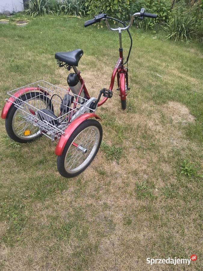 Rower trzykołowy elektryczny Wiśniew