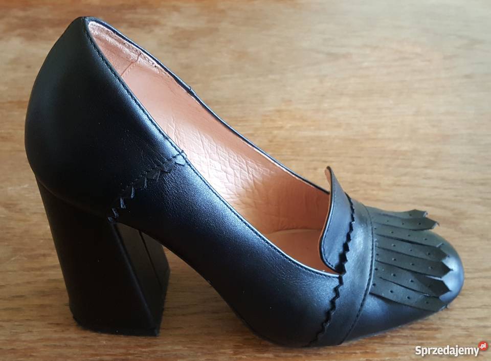 Czarne czółenka Paso a Paso Perla black rozmiar sprzedam