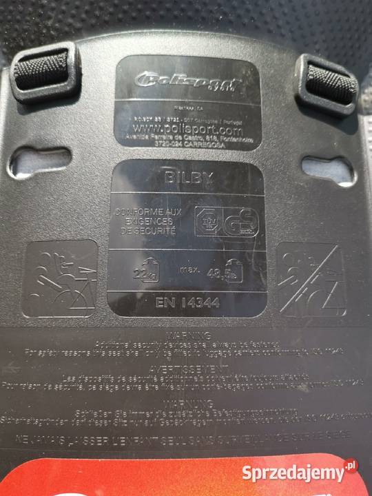 Fotelik dziecięcy do roweru Polisport Bilby Łódź