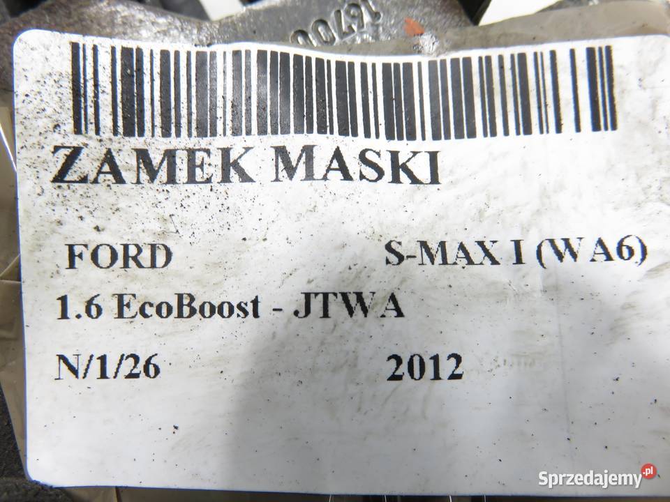 ZAMEK MASKI FORD S I WA6 AM2A16700AA