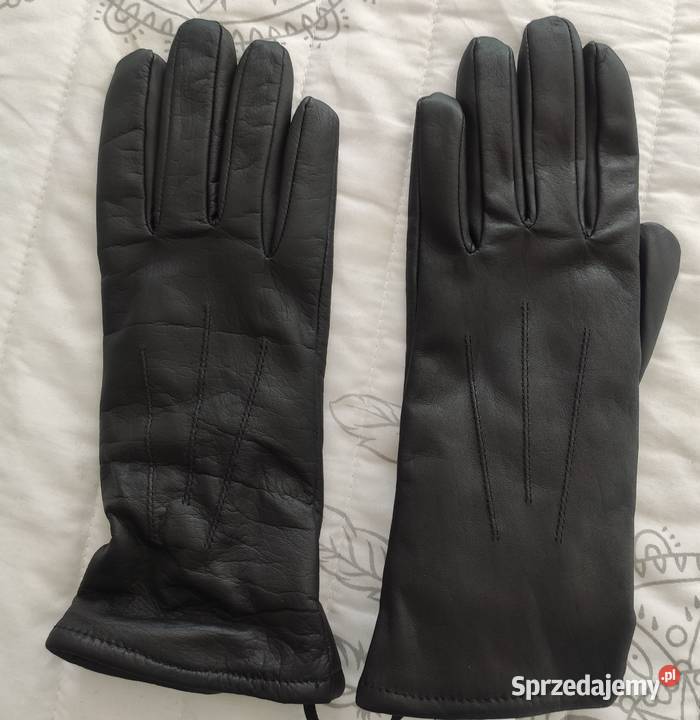 RĘKAWICZKI SKÓRZANE Ocieplane SKÓRA