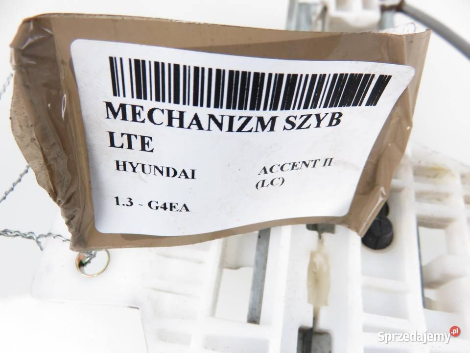 PODNOŚNIK SZYBY LEWY TYLNY HYUNDAI ACCENT II sprzedam