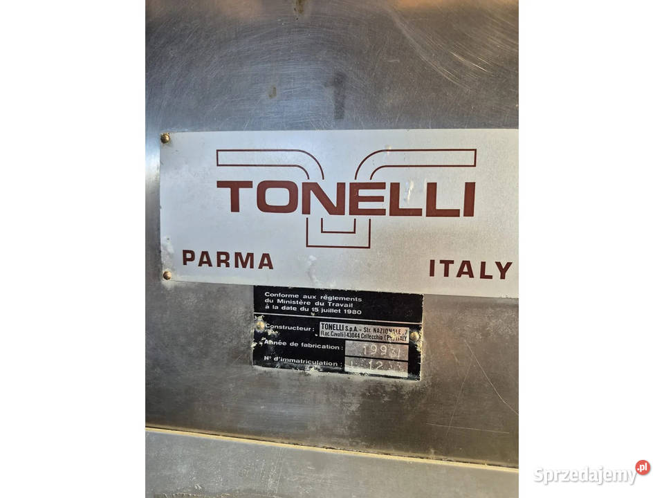 TONELLI UNIVERSAL 2000 Przemysłowy mikser wielkopolskie Krotoszyn