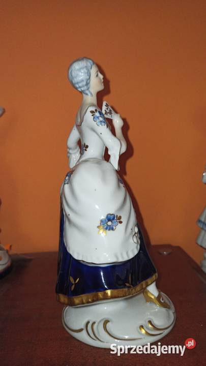 Dama Figurka Royal Dux Czechosłowacja Gdańsk