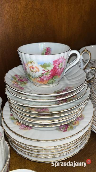 Filiżanka z talerzykiem deserowym Secesja Syg Gdańsk