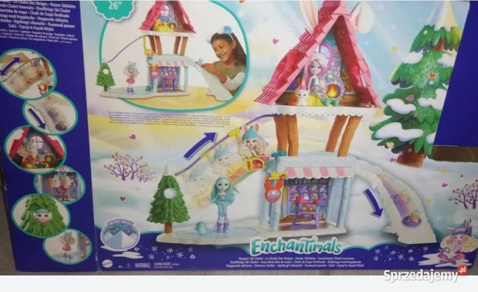 Duży domek enchantimals z akcesoriami Pułtusk