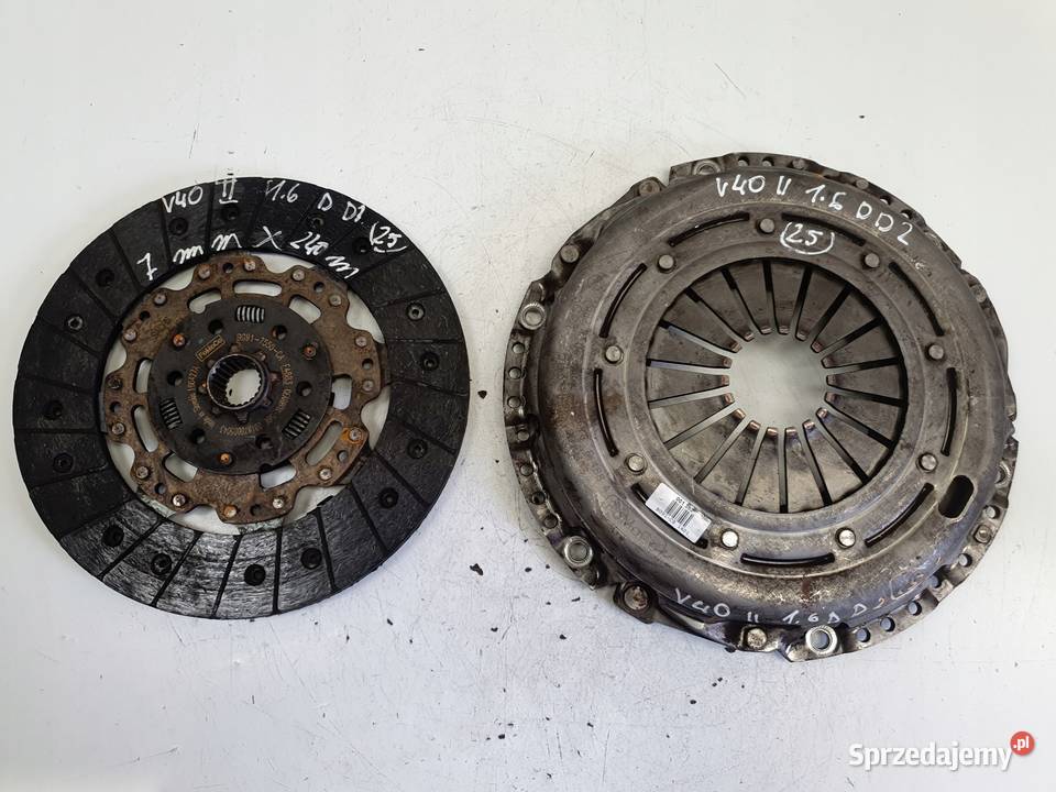 Volvo S40 II 16 D2 DOCISK TARCZA sprzęgło lubelskie