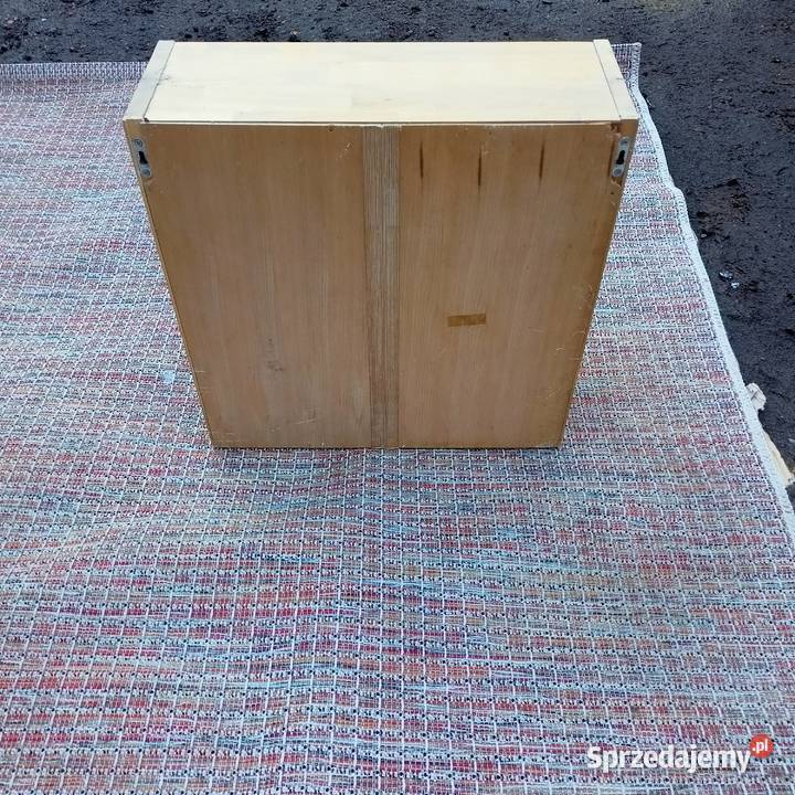 Szafeczka Wisząca Drewniana Szklane Półki Suwane Zabrze sprzedam