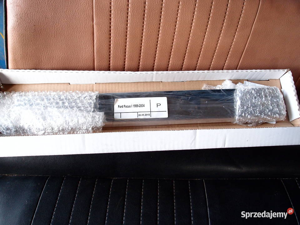 Komplet nakładki progowe Ford Focus mk1 metalowe Pozostałe łódzkie Łódź