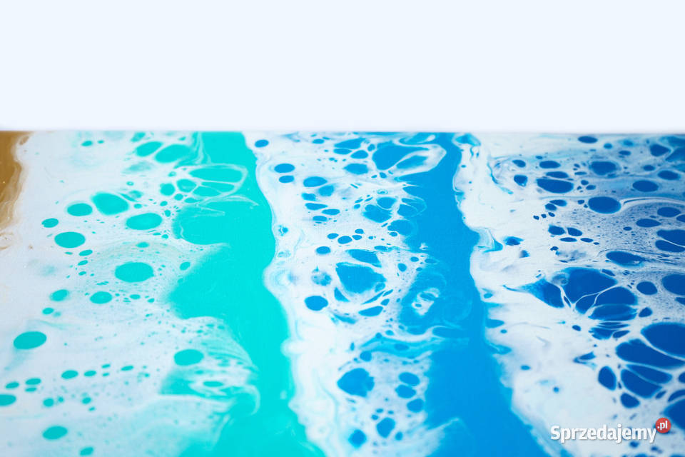 Wakacyjny obraz Gran Canaria złota plaża morski Malarstwo Warszawa