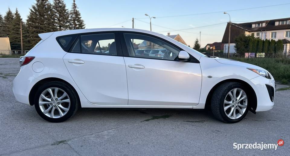 Mazda 3 2011r16 benzyna zarejestrowana w biała Rok produkcji 2011 Motoryzacja mazowieckie Ostrów Mazowiecka