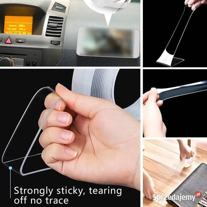 Taśma Nano Tape mocna dwustronna wodoodporna 2