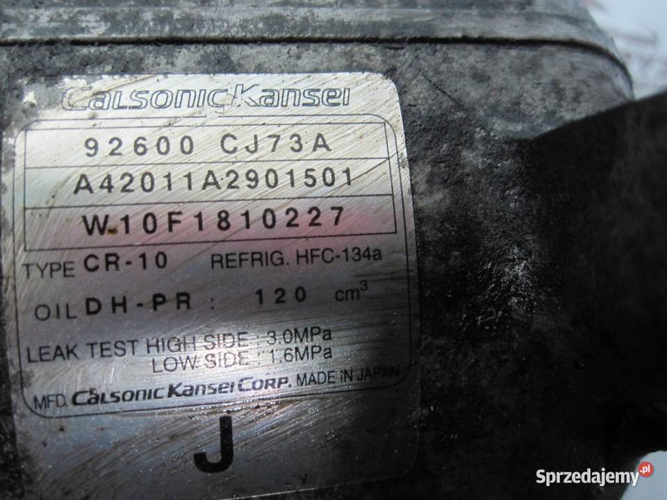 NISSAN NOTE I LIFT 16 B 110 10r sprężarka