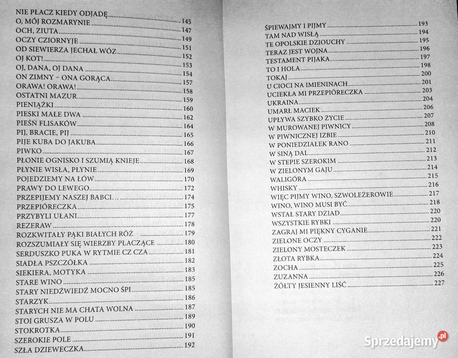 Śpiewnik biesiadny Piosenki z tamtych lat Praca miękka Chełm