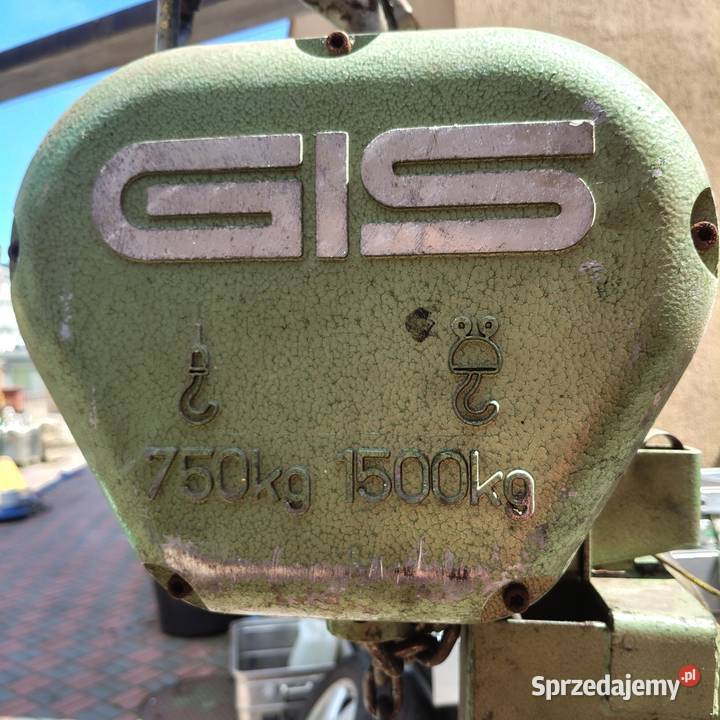 Elektryczna wciągarka łańcuchowa GIS 7501500 wielkopolskie Nowy Tomyśl