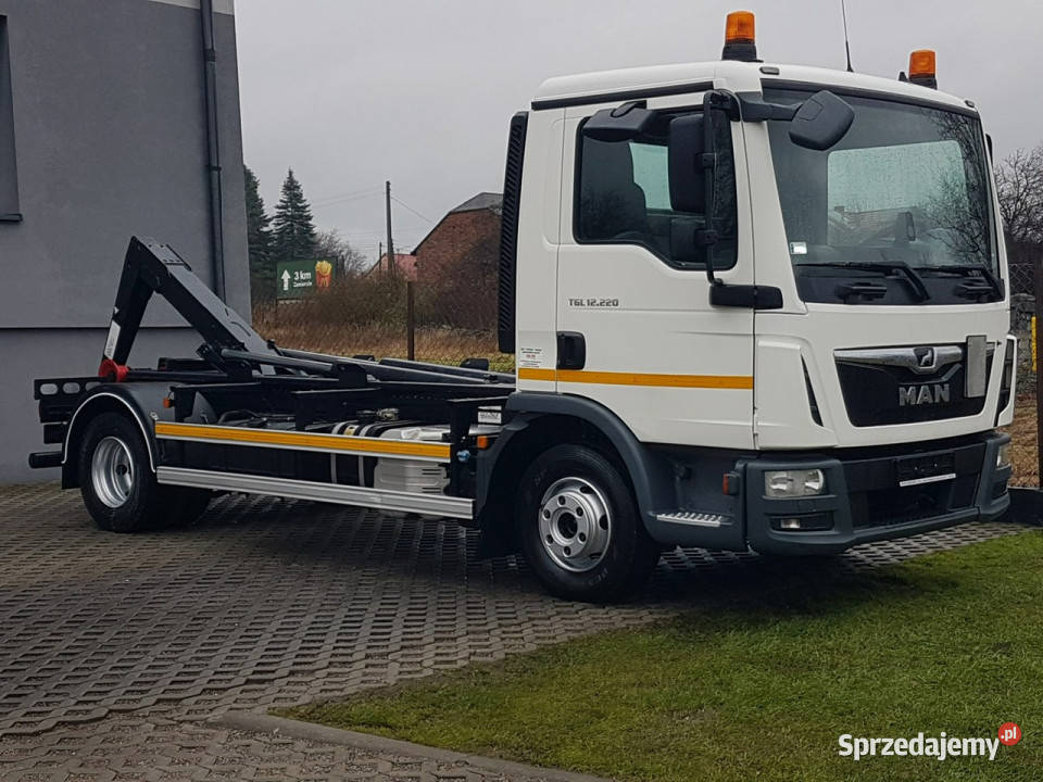 MAN TGL 12220 HAKOWIEC 4X2 KLIMA DO KONTENERÓW
