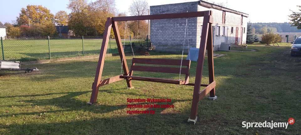 Huśtawki Ogrodowe Drewniane Pozostałe