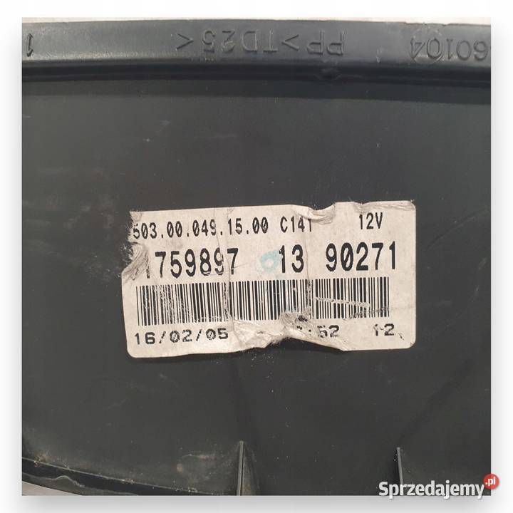 LICZNIK ZEGARY 51759897 Fiat Panda II 11 12 8V lubelskie Chełm sprzedam