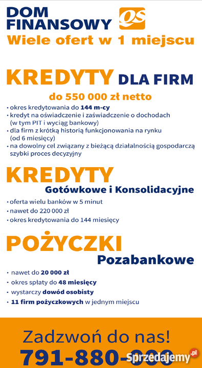 Dom finanswoy QS kredyty pożyczki ubezpieczenia Finanse i ubezpieczenia Starogard Gdański