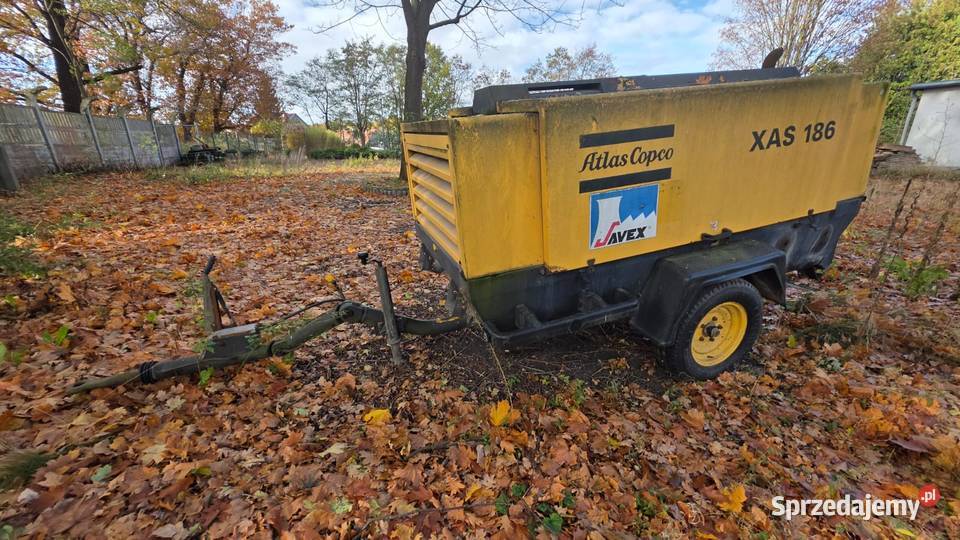 Kompresor śrubowy ATLAS COPCO XAS 186 Zgorzelec sprzedam