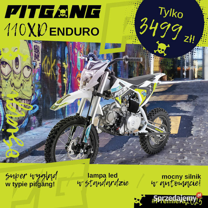 Nowośc Pit Bike PITGANG 110XD Enduro kayo w Nowy Sącz