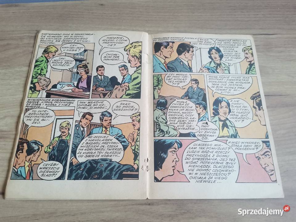Stary komiks Kapitan Żbik ST Marie Wychodzi W śląskie sprzedam