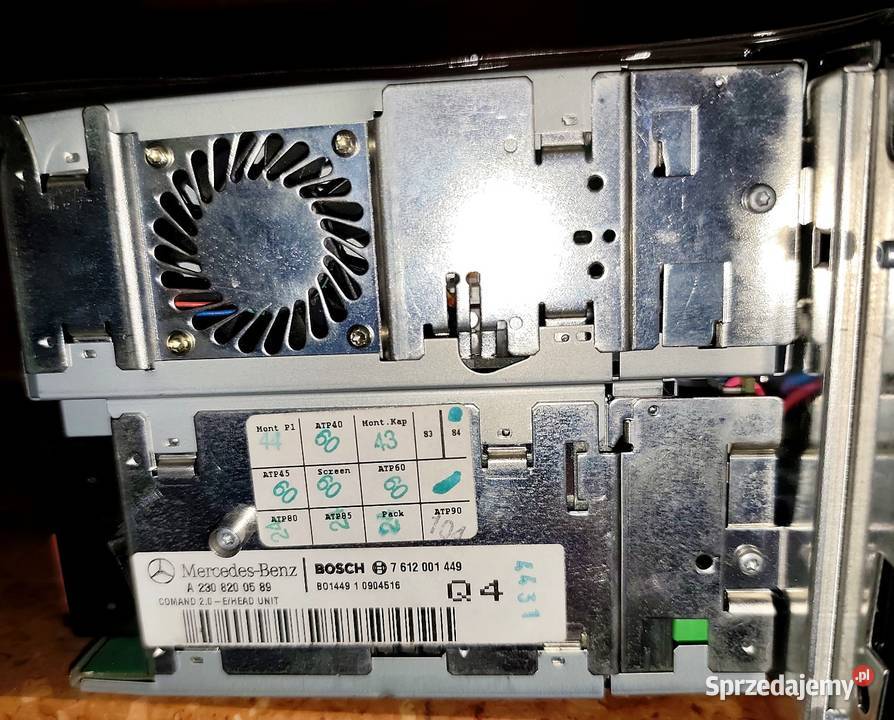 MERCEDES R230 SL COMAND RADIO NAWIGACJA EUROPA wielkopolskie Konin sprzedam