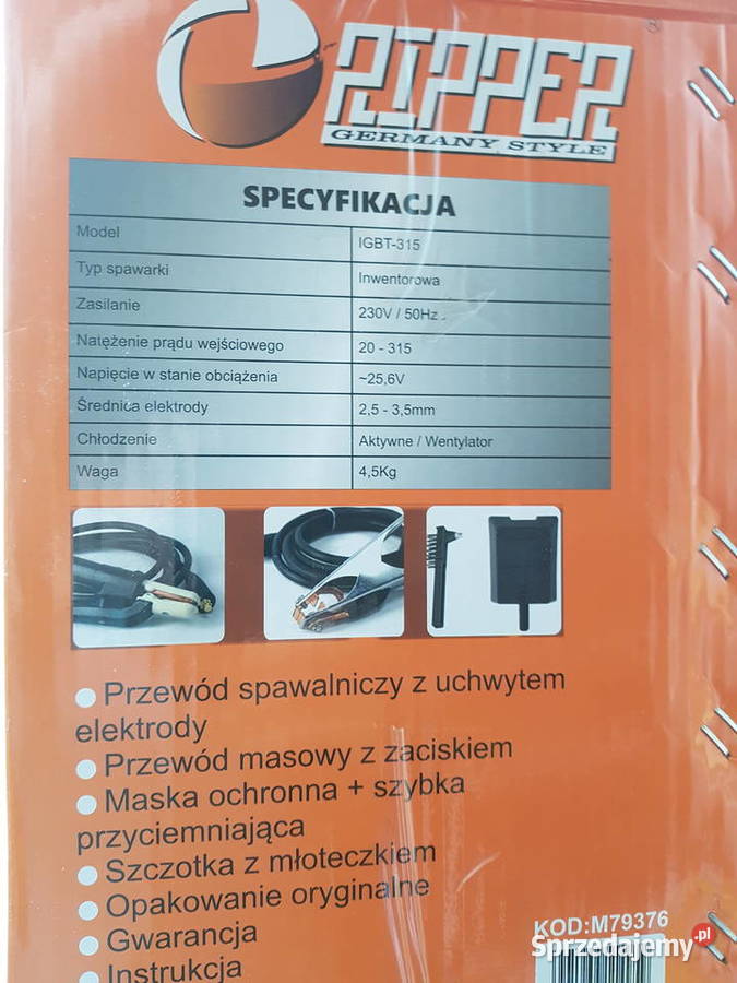 RIPPER SPAWARKA INWERTOROWA IGBT315 ANTISTICK Głogowa