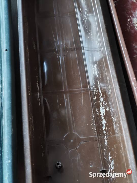 plastikowe skrzynki balkonowe korytko korytka Poznań
