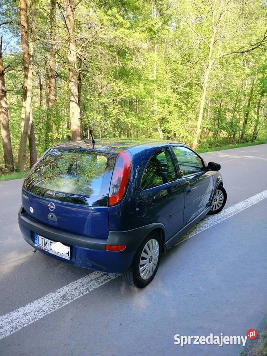 Opel Corsa C 10B 58 Klima Ładny Zarejestrowany 1000cm3 lubelskie