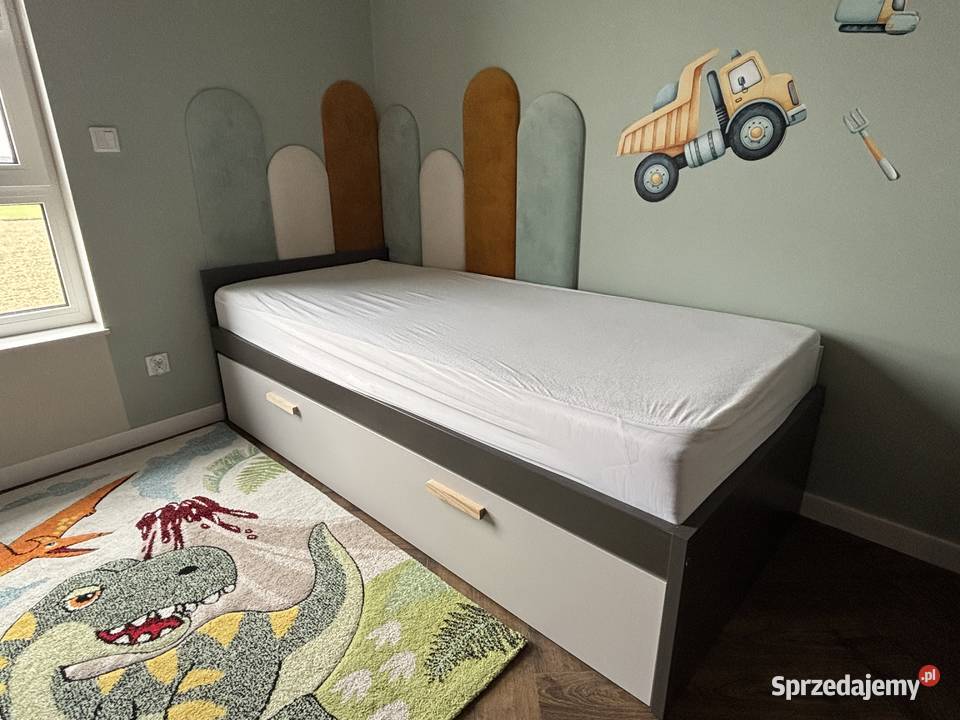 Łóżko 90x200 materac nieużywany nowe 90cm