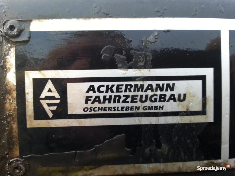 Przyczepa ACKERMANN IEAF1874126EL pod kontener lubuskie Ośno Lubuskie