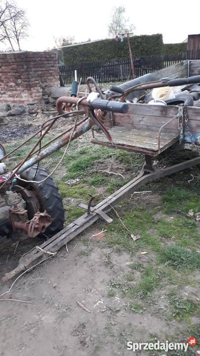 Dzik z przyczepką nieuszkodzony Ciągniki opolskie Głubczyce