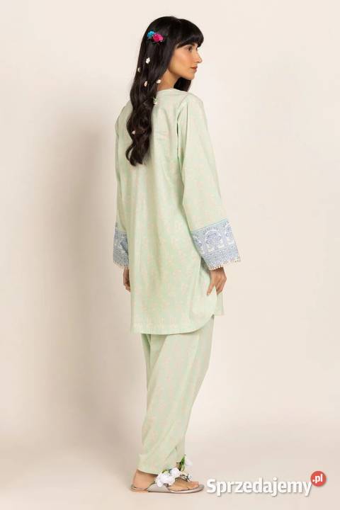 Komplet tunika spodnie XXL 44 3XL 46 kameez długi Szczecin sprzedam