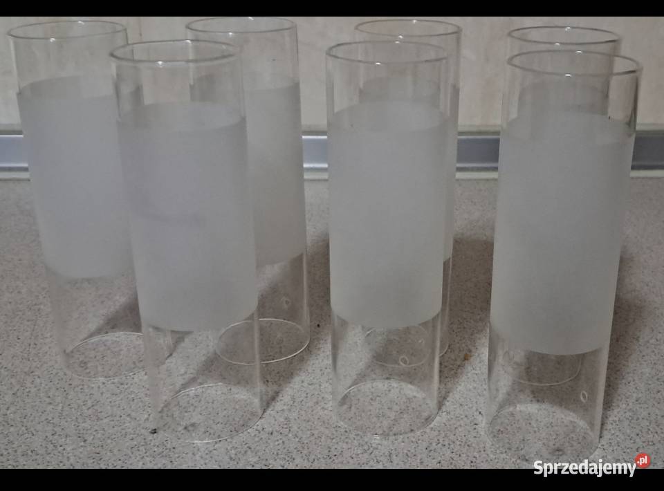 Klosz do lampy żyrandola cylinder 7 sztuk Łódź sprzedam