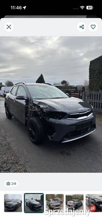 Kia stonic uszkodź uszkodzony Kalisz
