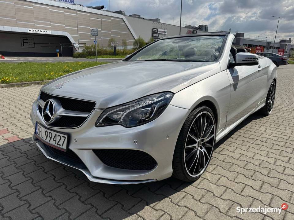 MercedesBenz E500 Cabrio AMG 47 V8 Biturbo sprowadzony małopolskie Kraków sprzedam