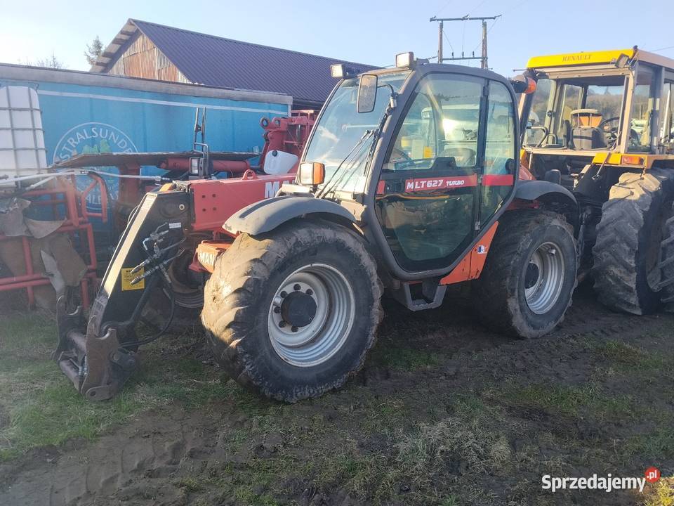 ładowarka teleskopowa manitou 627 2008 Maszyny rolnicze Sucha Beskidzka