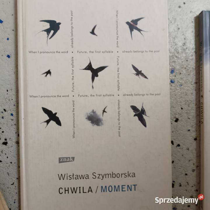 Chwila moment wiersze Szymborskiej książki pomorskie Gdańsk sprzedam