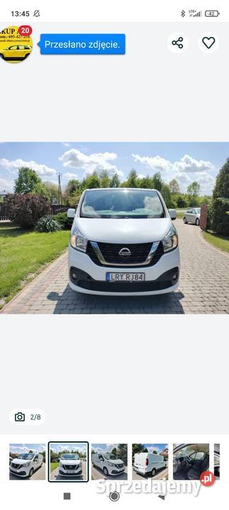 Nissan nv300 lubelskie Wólka Cycowska
