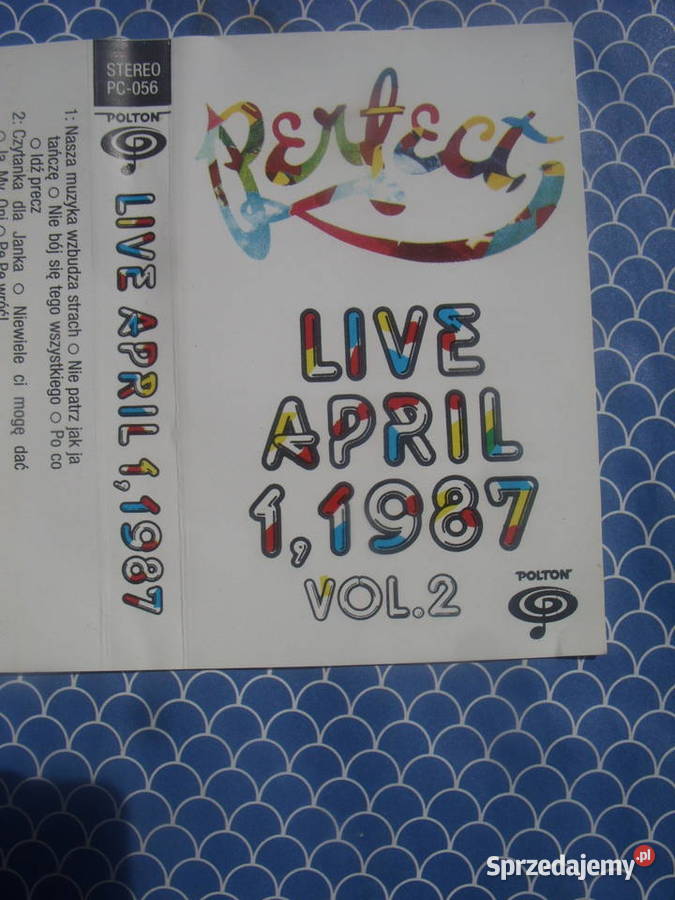Kaseta PERFECTLIVE APRIL VOL 2 1988 dolnośląskie Wołów sprzedam