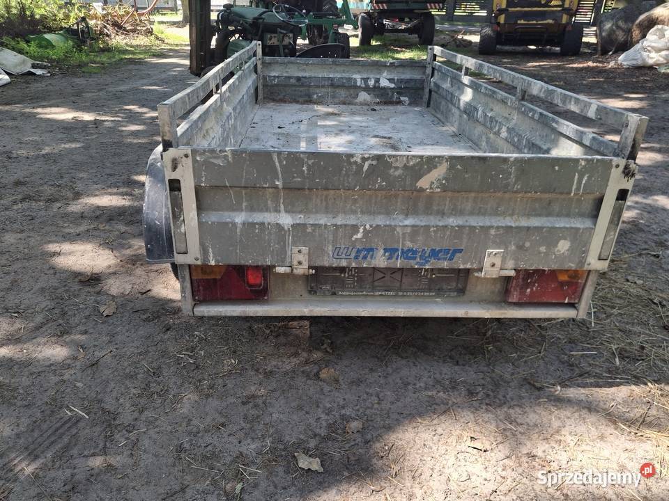 Przyczepa dwuosiowa meyer 2000 dmc 250x130 Krosno Odrzańskie sprzedam