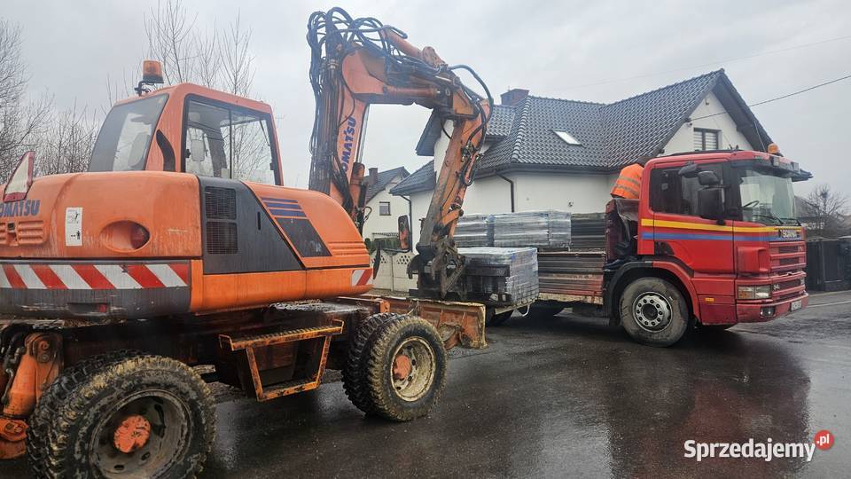 Koparka kołowa komatsu PW 110R małopolskie Chrzanów