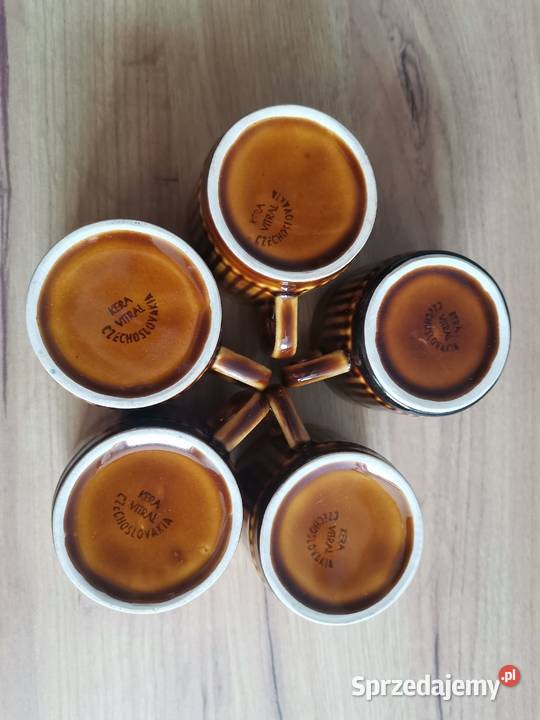 Stare nieużywane filiżanki Kera Vitral 5 sztuk śląskie Siemianowice Śląskie